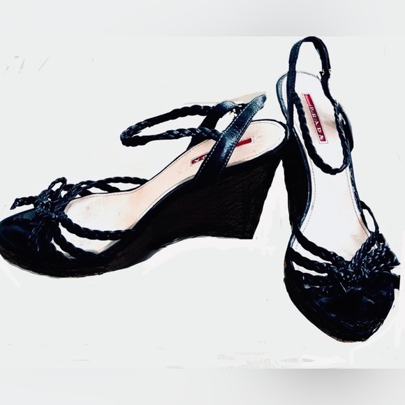 Prada wedge sandals - Picture 1 of 10